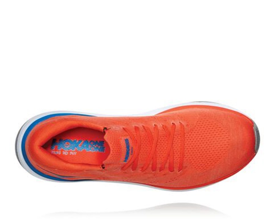 Hoka One One Mens Running Shoes - Cavu 3 - Red - XYKC70698